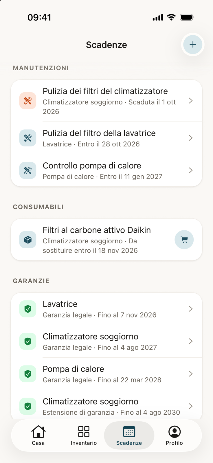 Schermata dell’app 2